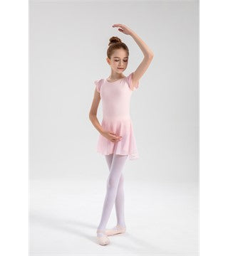 New Leotard Dress by DUX Dance Flutter Sleeve Child Sizes Multiple Colors