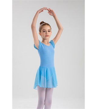 New Leotard Dress by DUX Dance Flutter Sleeve Child Sizes Multiple Colors