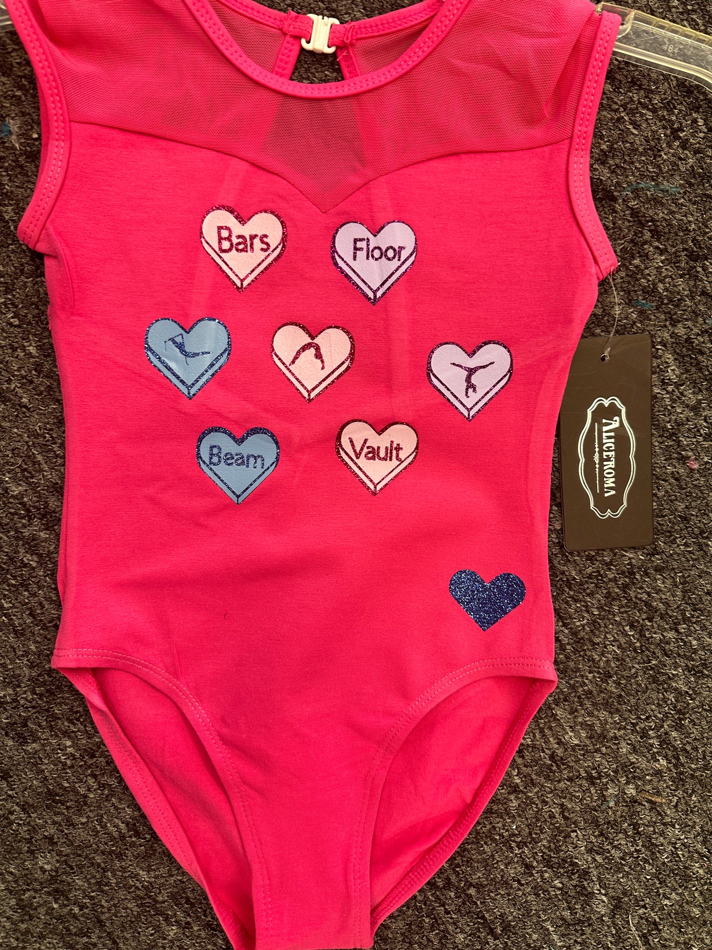 Custom Valentine Leotards - Design 14 Conversation Hearts 1