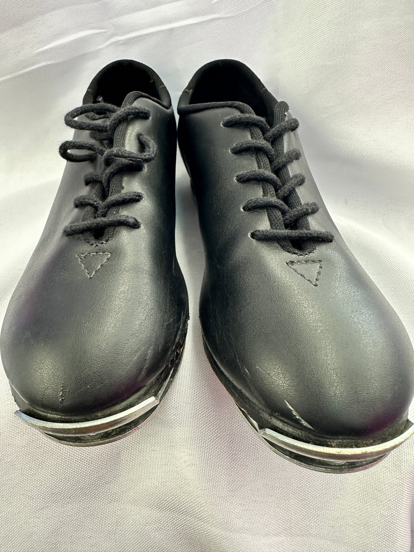 Pre-Owned Buck Clogging Shoes Steven Stompers Child 13M Oxford Full Sole Buck Taps