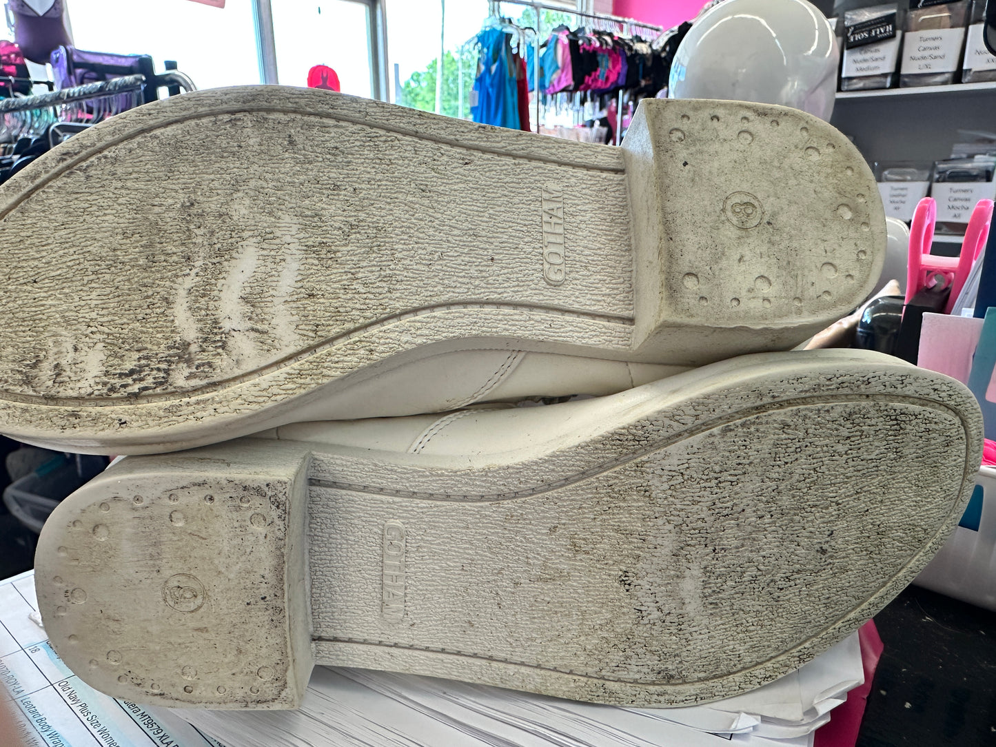 Pre-Owned Parade Shoes Gotham 8M Knee High Zip Up Rubber Soles