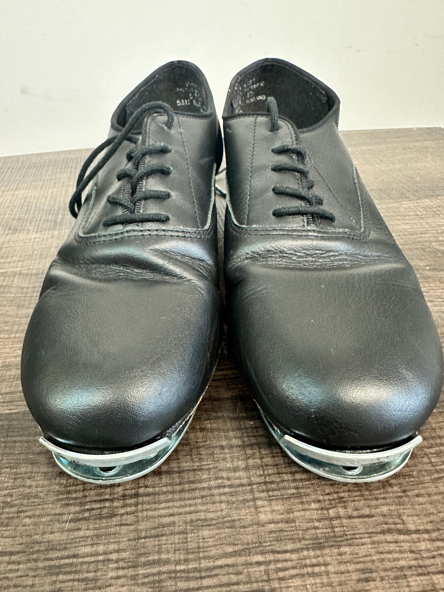Pre-Owned Buck Clogging Shoes Steven Stompers Adult 6.5M Oxford Leather FULL Sole