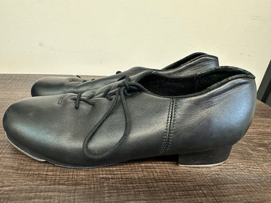 Pre-Owned Tap Shoes Capezio Adult 5M Oxford Leather Lace Up Full Sole