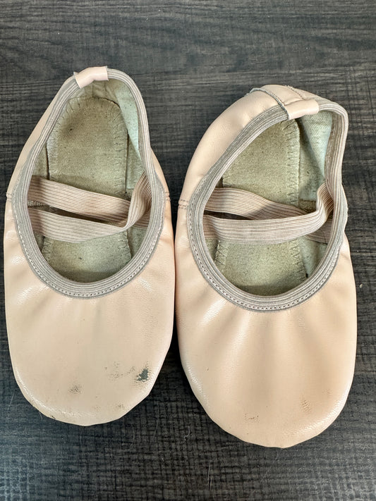 Pre-Owned Ballet Shoes Stelle Little Kid 12M Leather Double Strap Split Sole