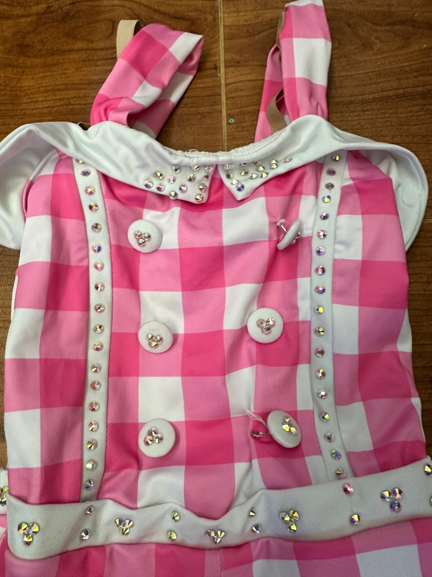 Pre-Owned Costume Revolution RC22788 Medium Child Pink Romper Jazz Tap Sequins