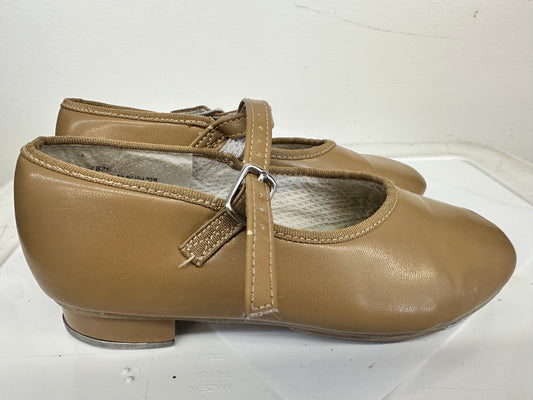 Pre-Owned Tap Shoes Revolution Style 826 3M Child Mary Jane Buckle Tan