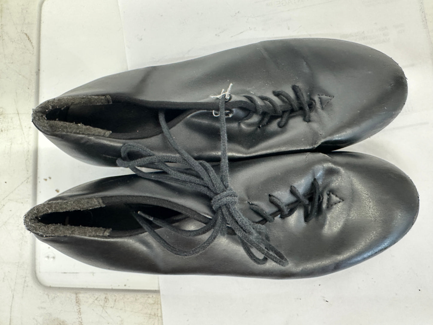 Pre-Owned Tap Shoes SoDanca Adult 4.5M Oxford Leather Lace Up Student
