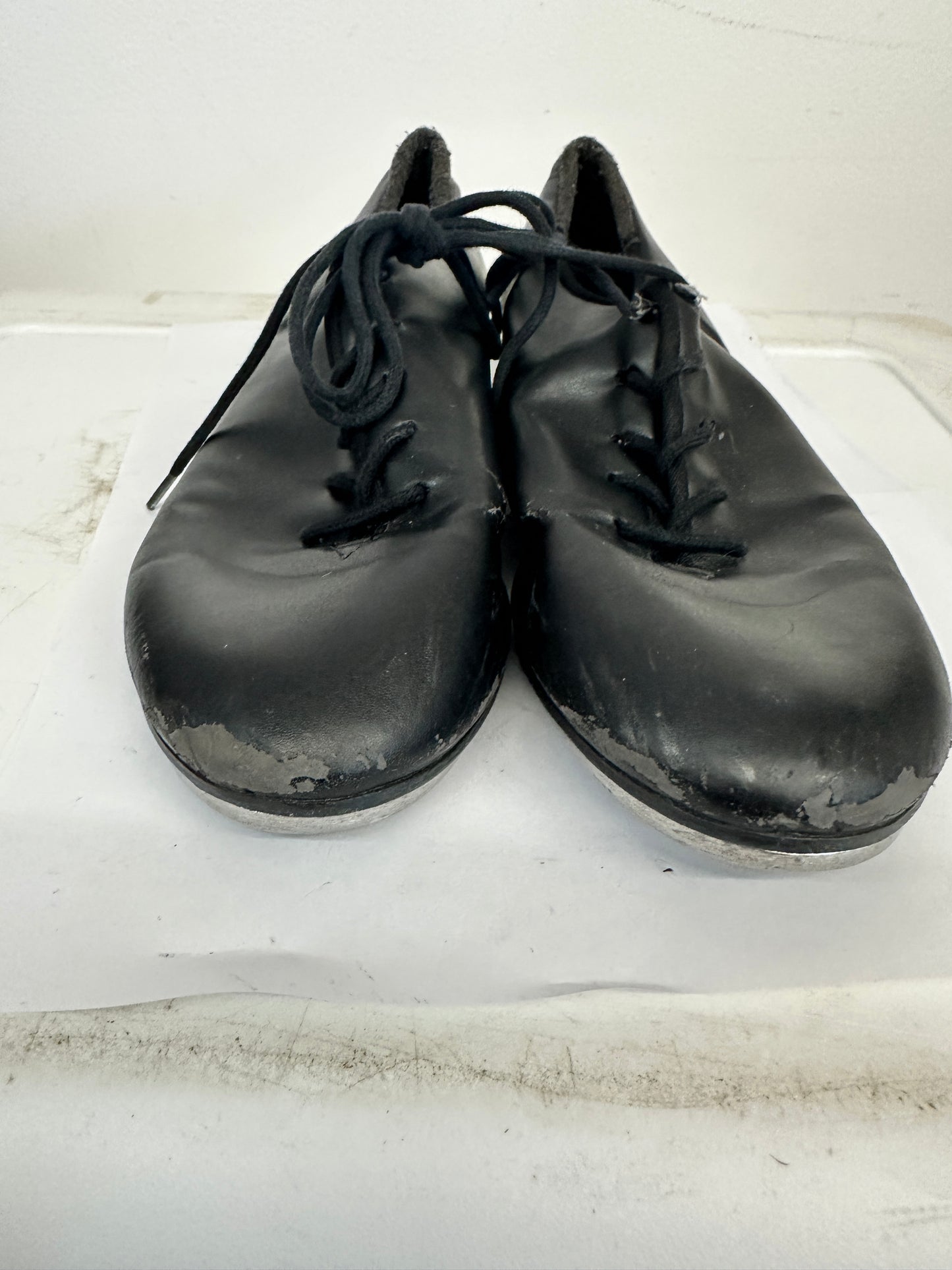 Pre-Owned Tap Shoes SoDanca Adult 4.5M Oxford Leather Lace Up Student