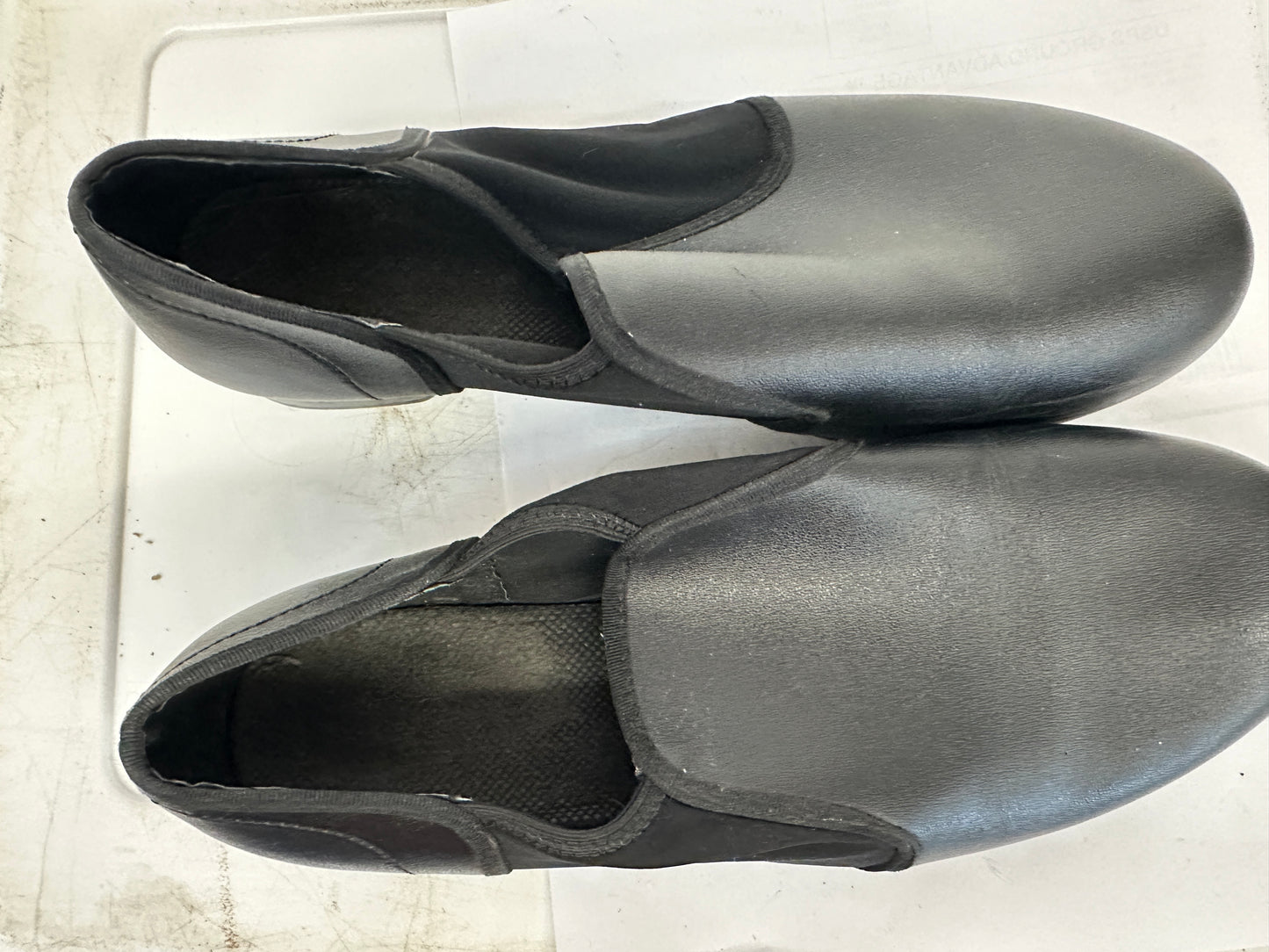 Pre-Owned Slip On Tap Shoes Theatricals Adult 9M Black