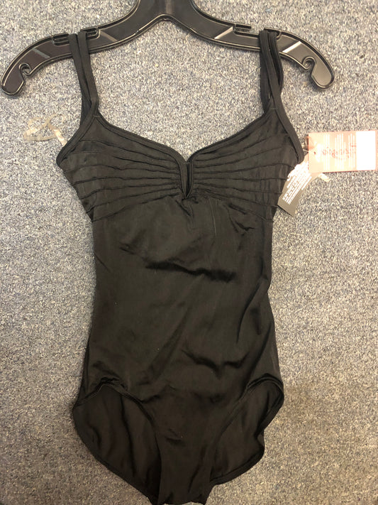 NEW Closeout Leotard Capezio Signature 10305WT Black Adult Sizes Ballet Jazz