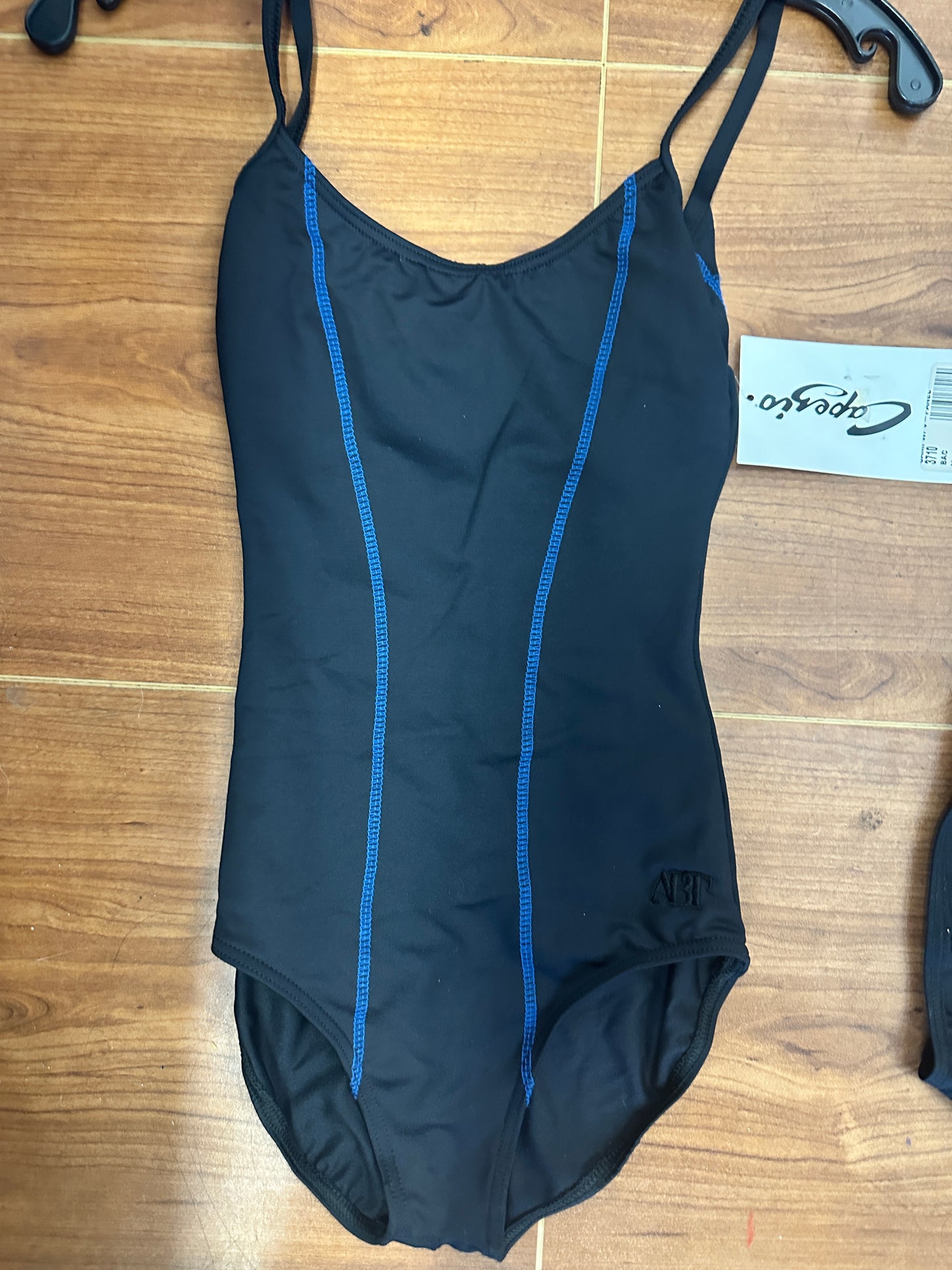 New Closeout Leotard Capezio ABT 3710 Black Royal Ballet Tap Jazz Camisole XS Adult
