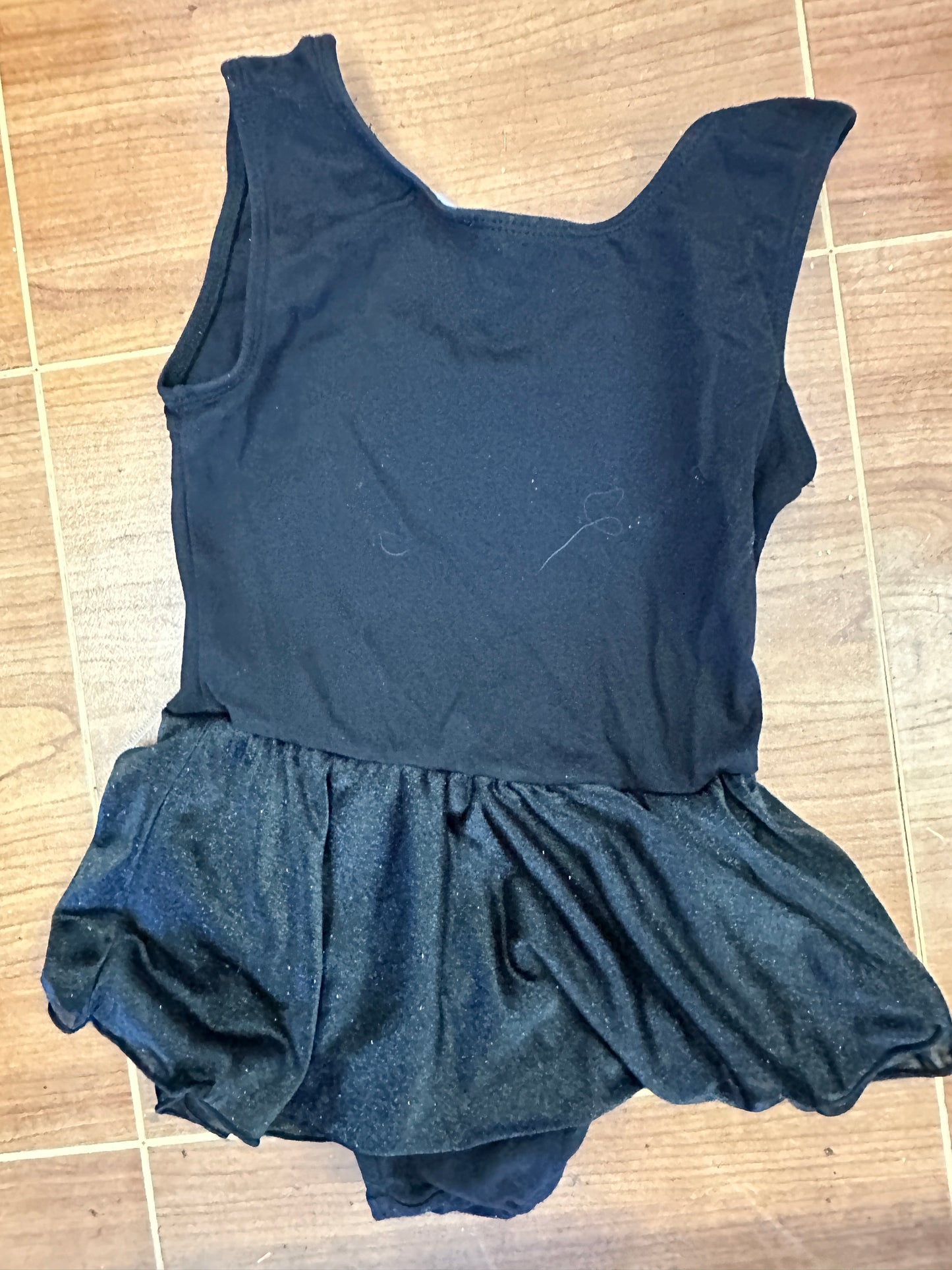 Pre-Owned Skirted leotard Moret Small Child Black Ballet Tap Jazz