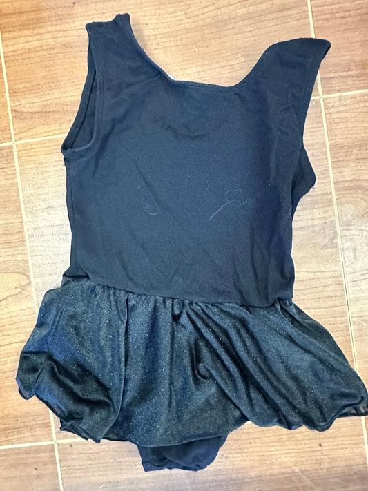 Pre-Owned Skirted leotard Moret Small Child Black Ballet Tap Jazz