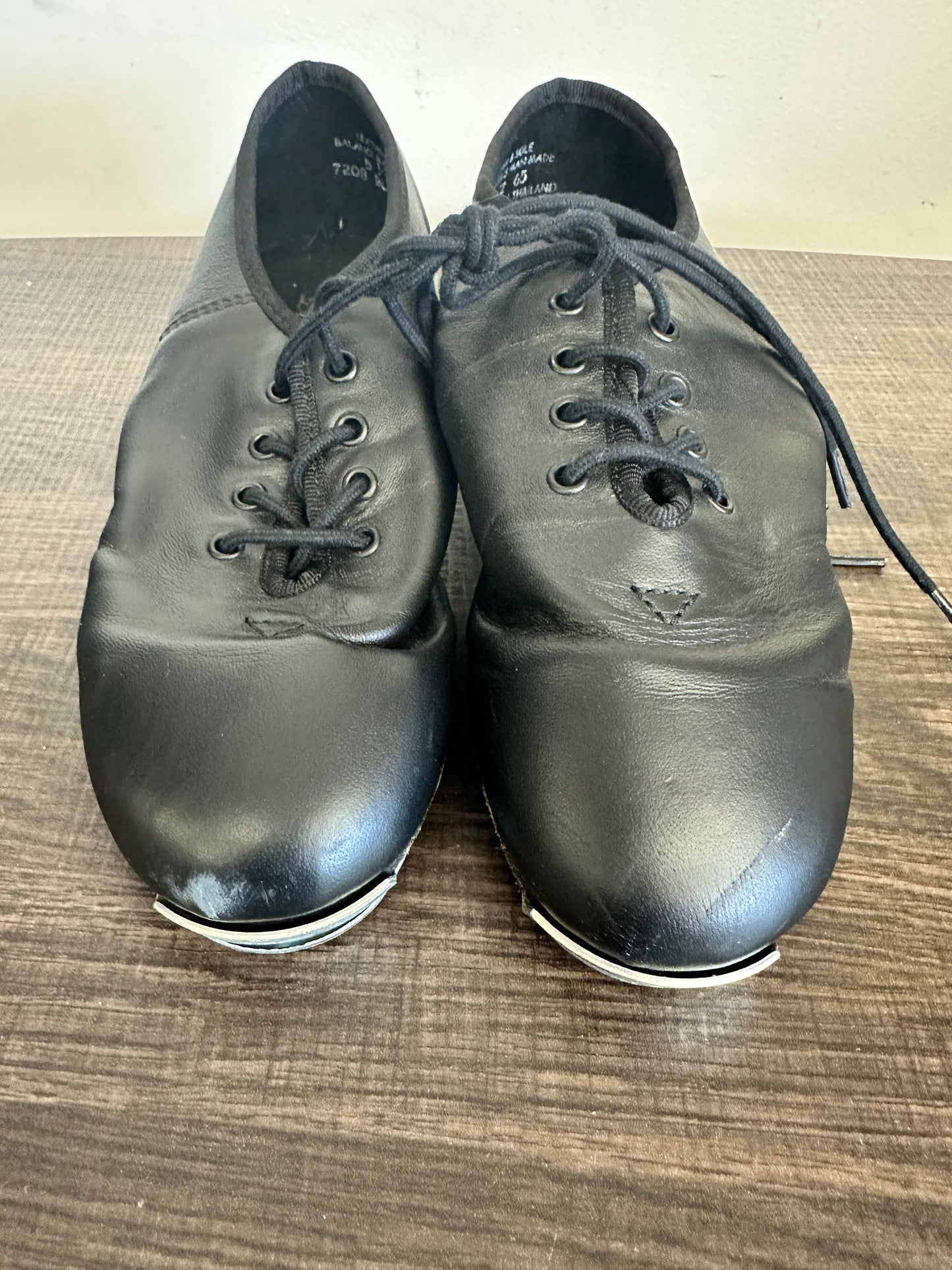 Pre-Owned Buck Clogging Shoes Steven Stompers 5.5M Oxford Split Sole Buck Taps