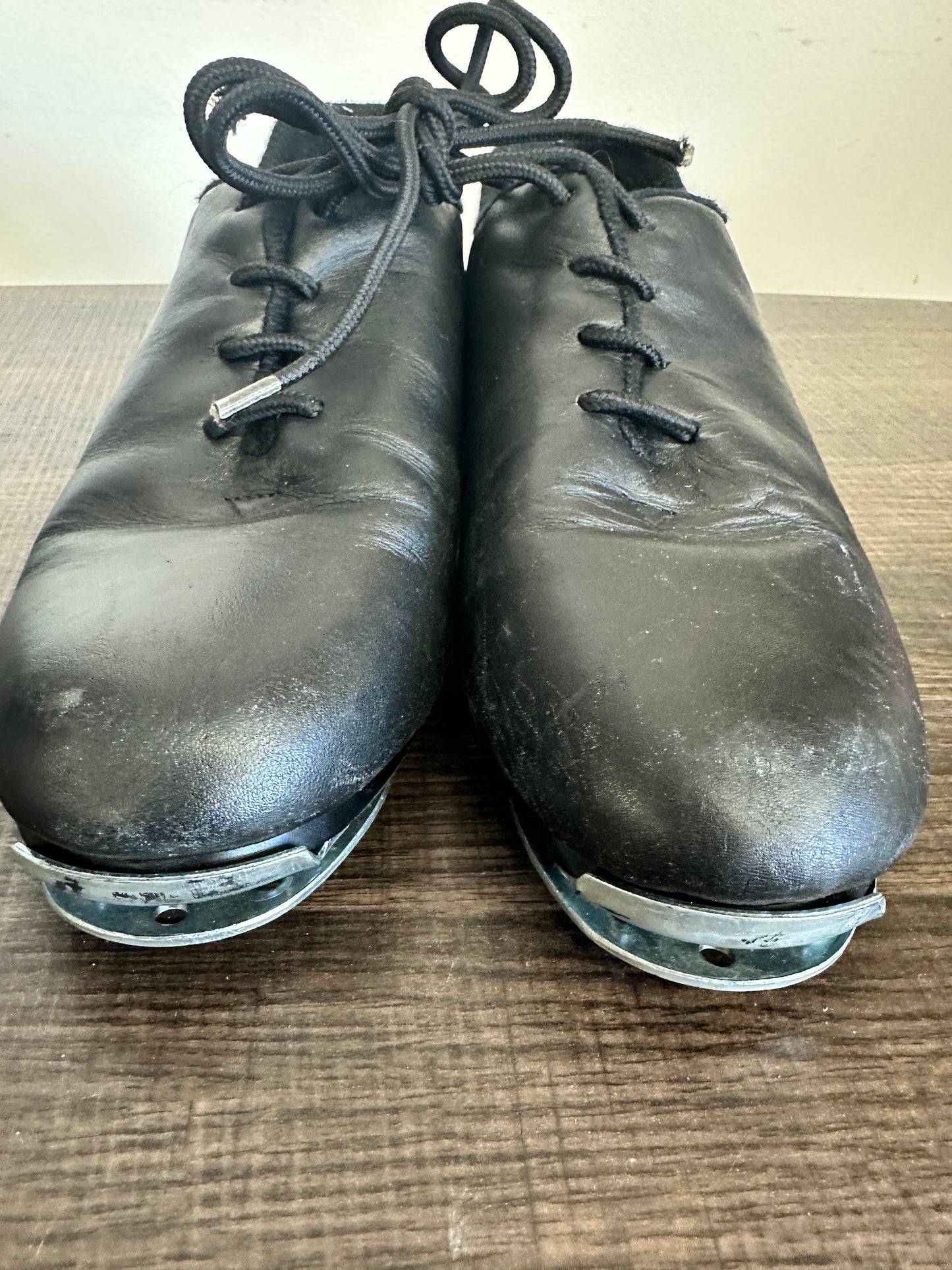 Pre-Owned Buck Clogging Shoes Steven Stompers 6M Oxford Split Sole Buck Taps