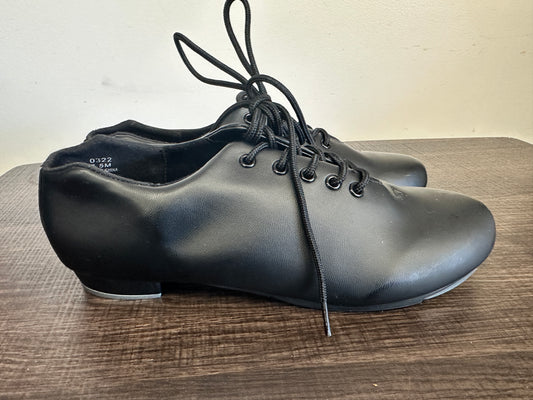 Pre-Owned Tap Shoes Danz N Motion Adult 7.5M Oxford Man Made Student