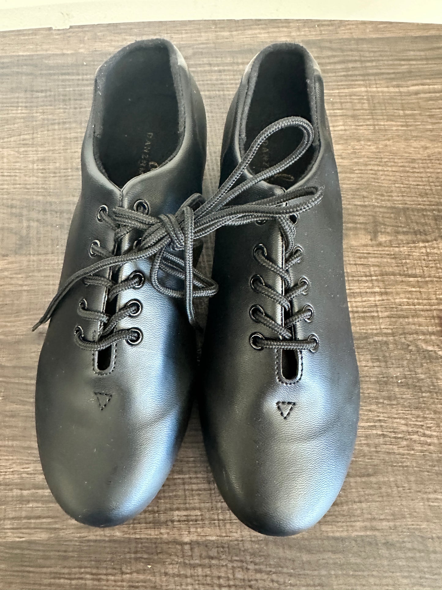 Pre-Owned Tap Shoes Danz N Motion Adult 7.5M Oxford Man Made Student