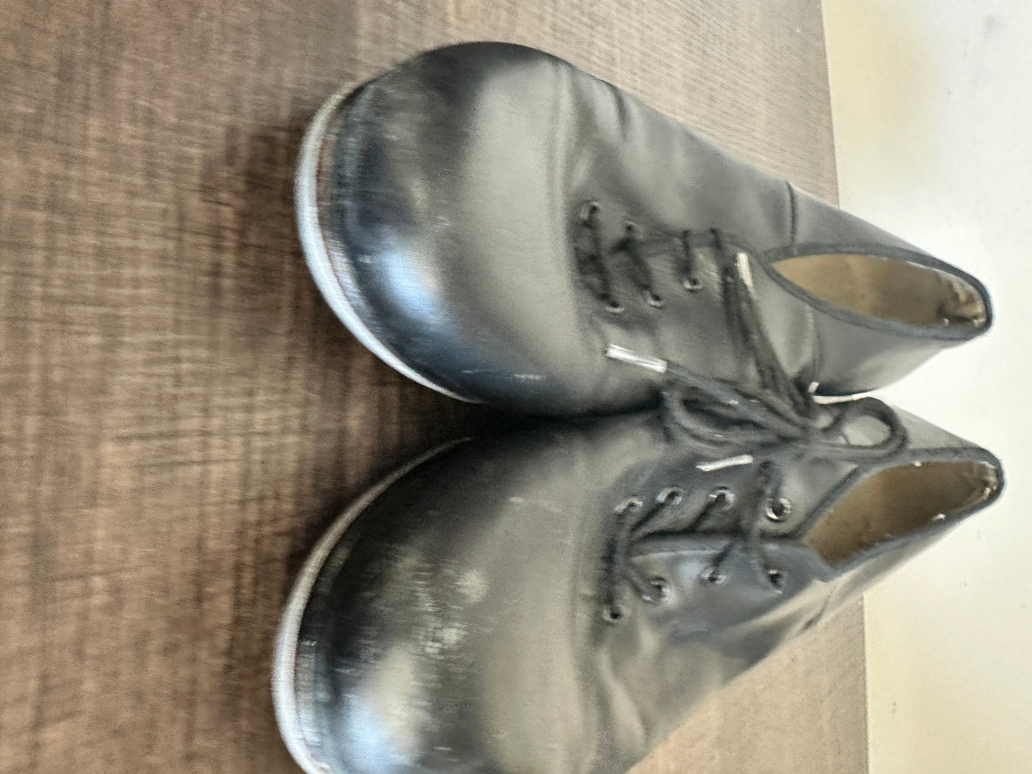 Pre-Owned Tap Shoes Bloch Full Sole Audeo Oxford S0381L Black 9.5M Adult