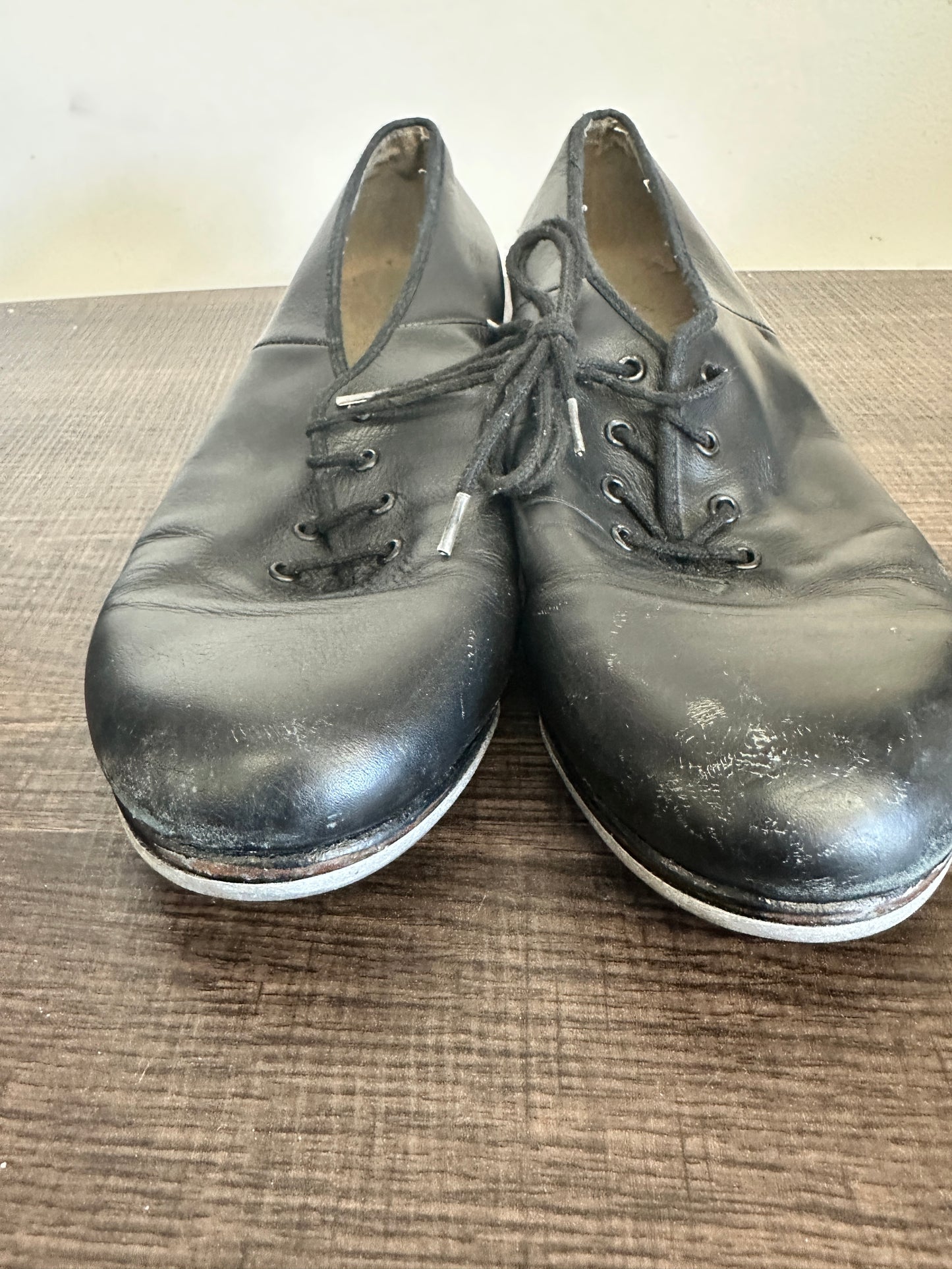 Pre-Owned Tap Shoes Bloch Full Sole Audeo Oxford S0381L Black 9.5M Adult