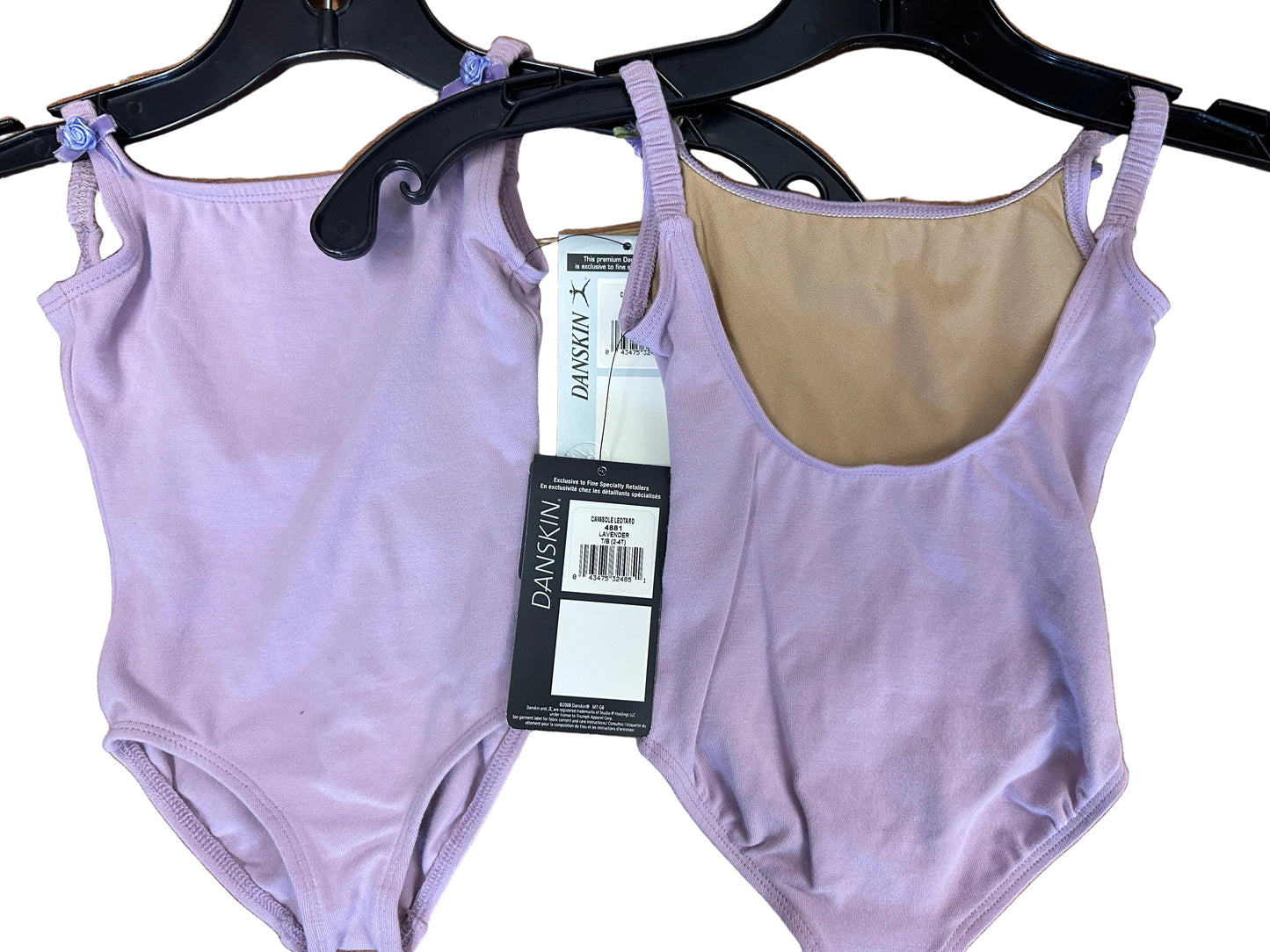New Closeout Leotard Danskin Lavender Toddler 2-4 Ballet Tap Dance