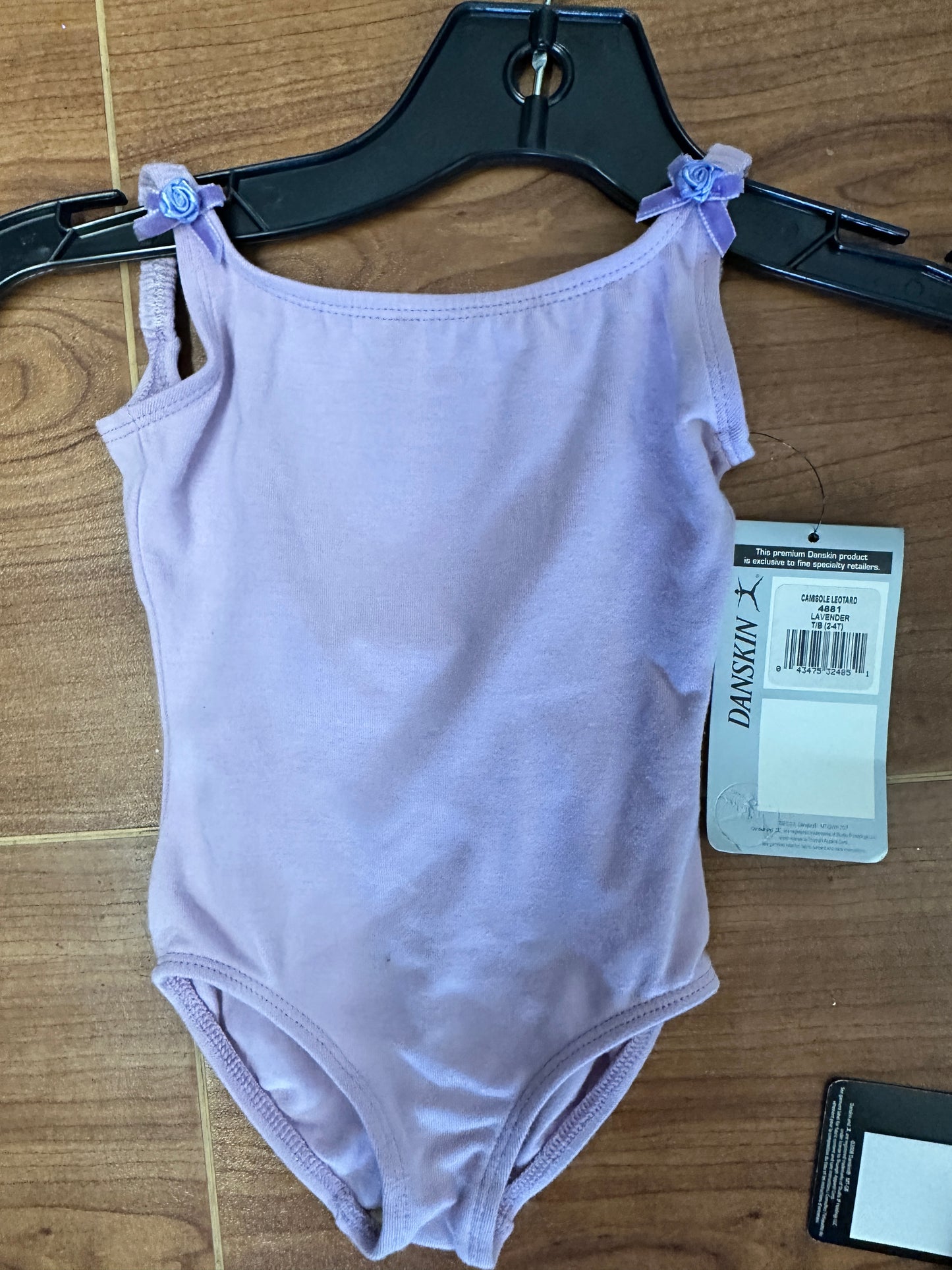 New Closeout Leotard Danskin Lavender Toddler 2-4 Ballet Tap Dance
