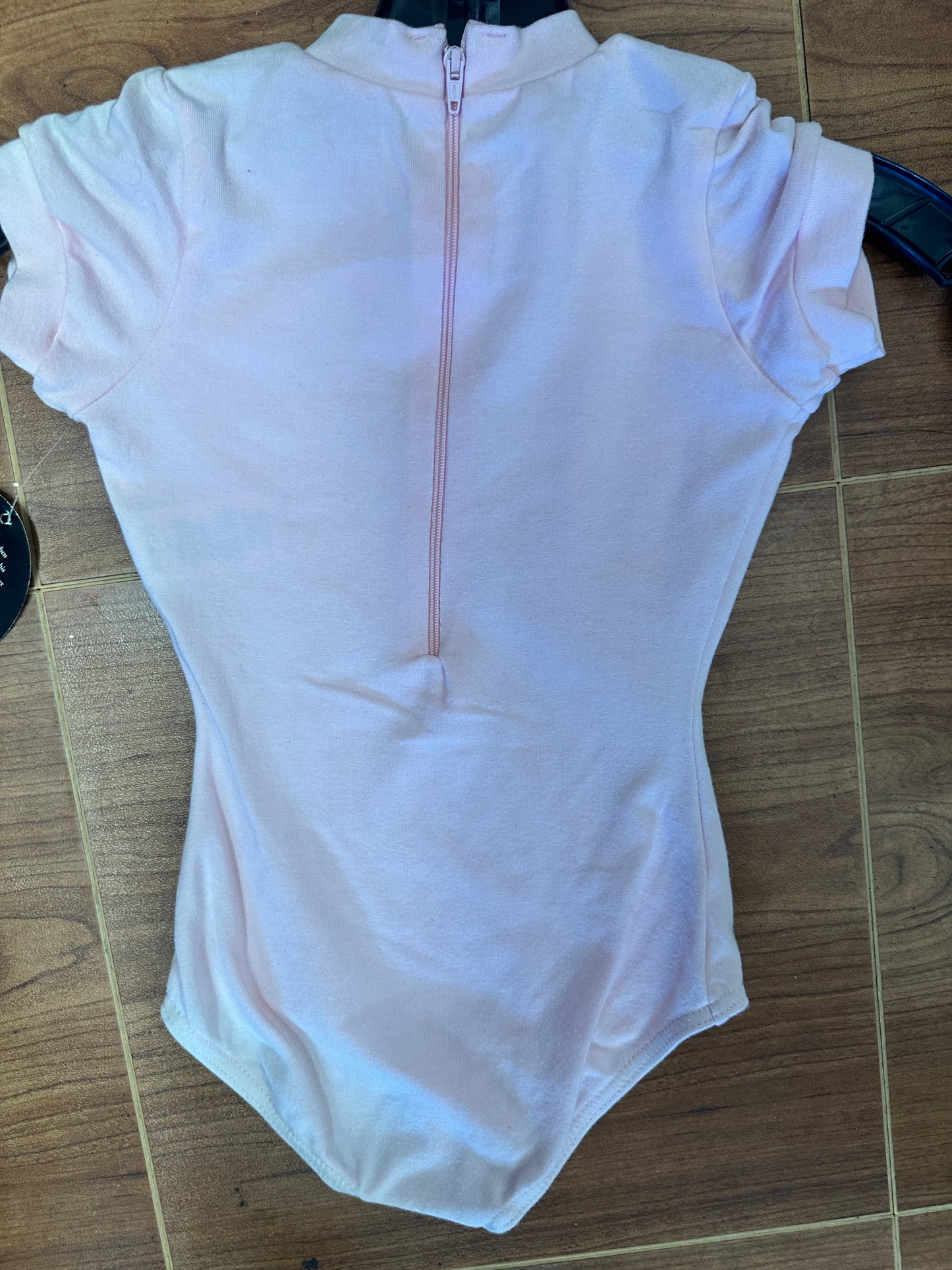 New Closeout Leotard Capezio 9813C Cotton Cap Sleeve Zip Up Ballet Tap Modern