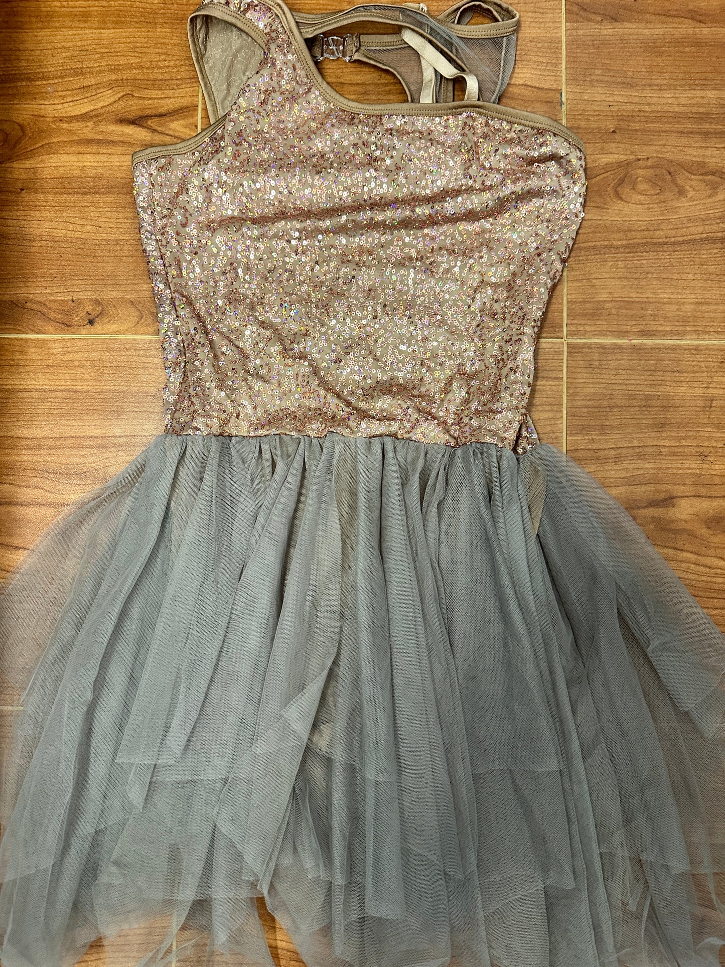 Pre-Owned Costume Curtain Call E1699 Medium Adult Brown Jazz Lyrical Contemporary