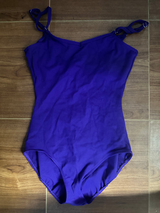 Pre-Owned Leotard Capezio Medium Adult Purple Camisole Ballet Tap Jazz Modern