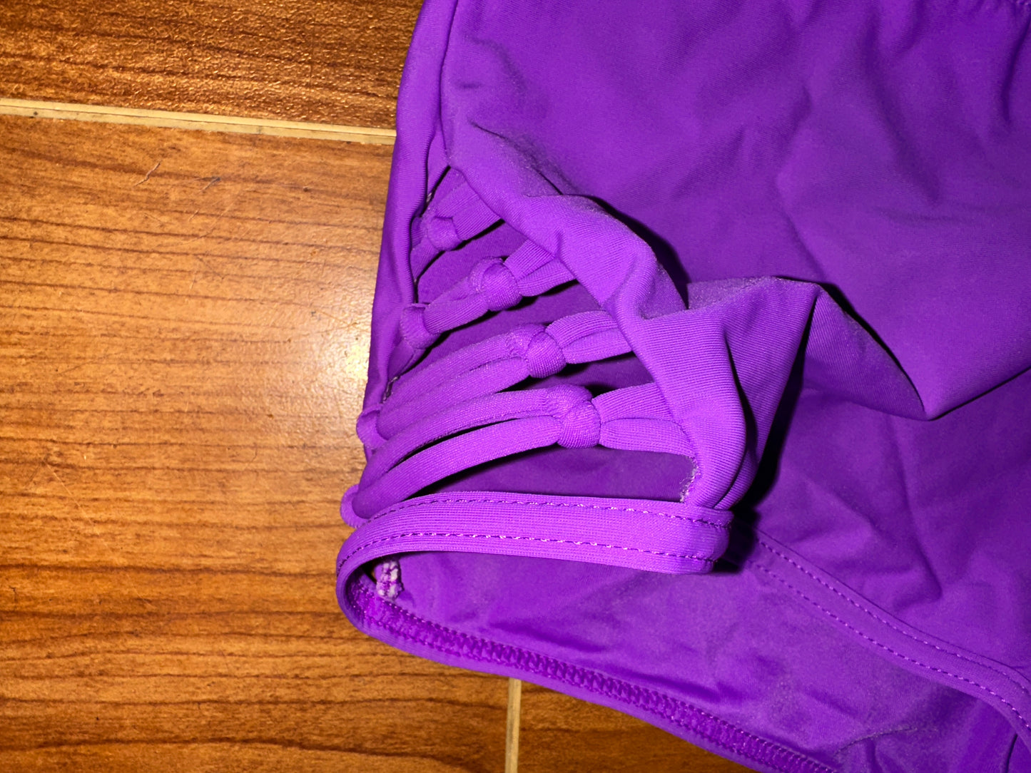 Pre-Owned Shorts Capezio Diamond Sides Dark Pink Small Adult Jazz