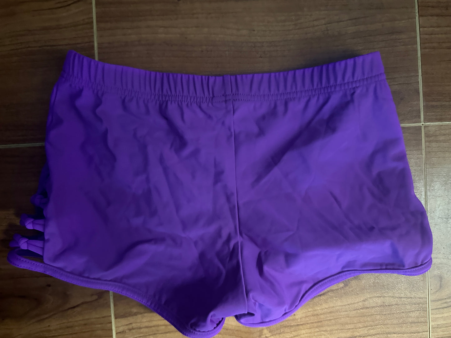 Pre-Owned Shorts Capezio Diamond Sides Dark Pink Small Adult Jazz