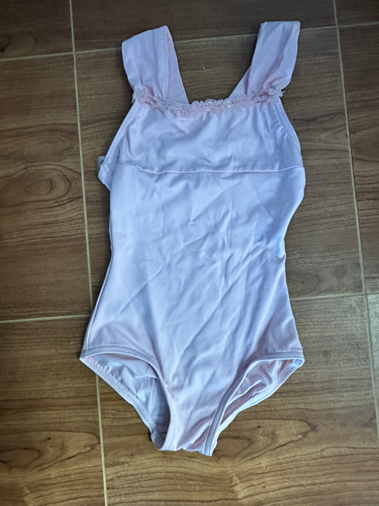 Pre-Owned Leotard Capezio Small Child Lt Pink Sparkle Ballet Tap Jazz