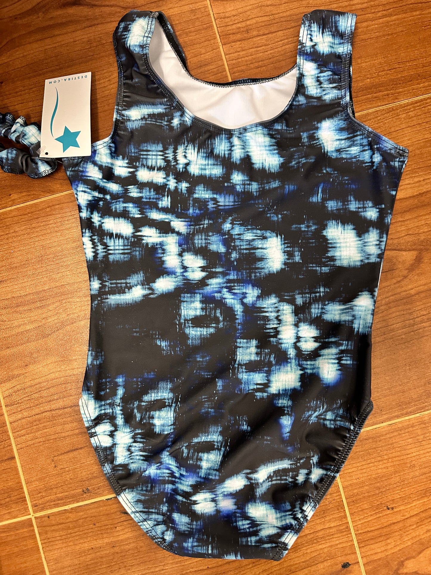 NEW Leotard Destira Static Child Sizes Teal Black Ice Tumbling Acro