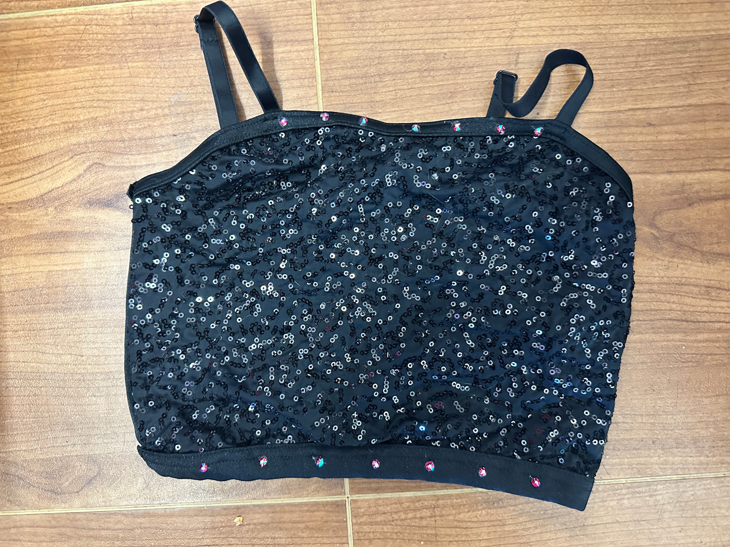 Pre-Owned Sports Bra Weissman 11352 Medium Child Black Jazz