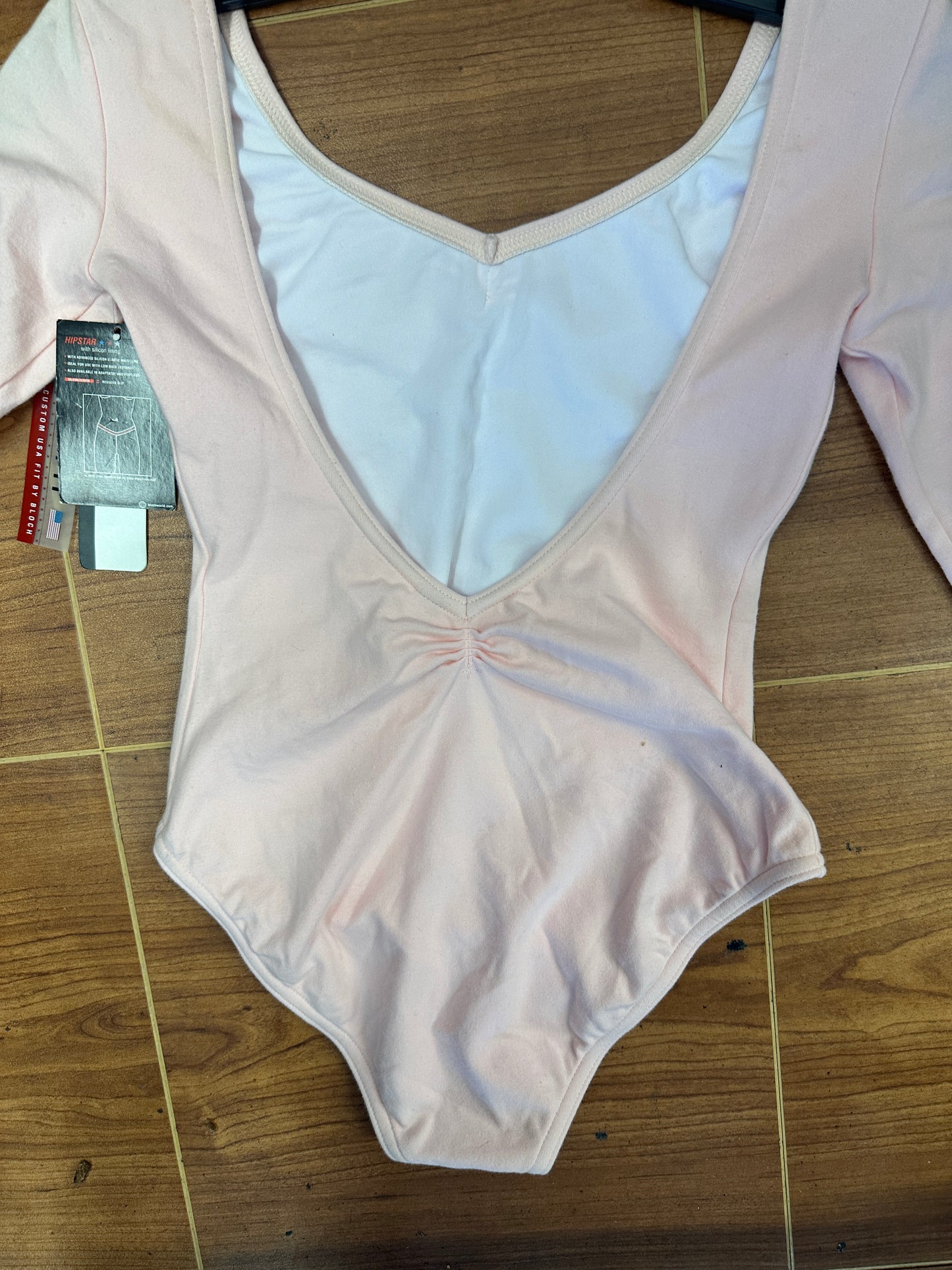NEW Leotard Bloch Medium Adult Burgundy Short Sleeve Cotton Ballet Tap Jazz (Copy)