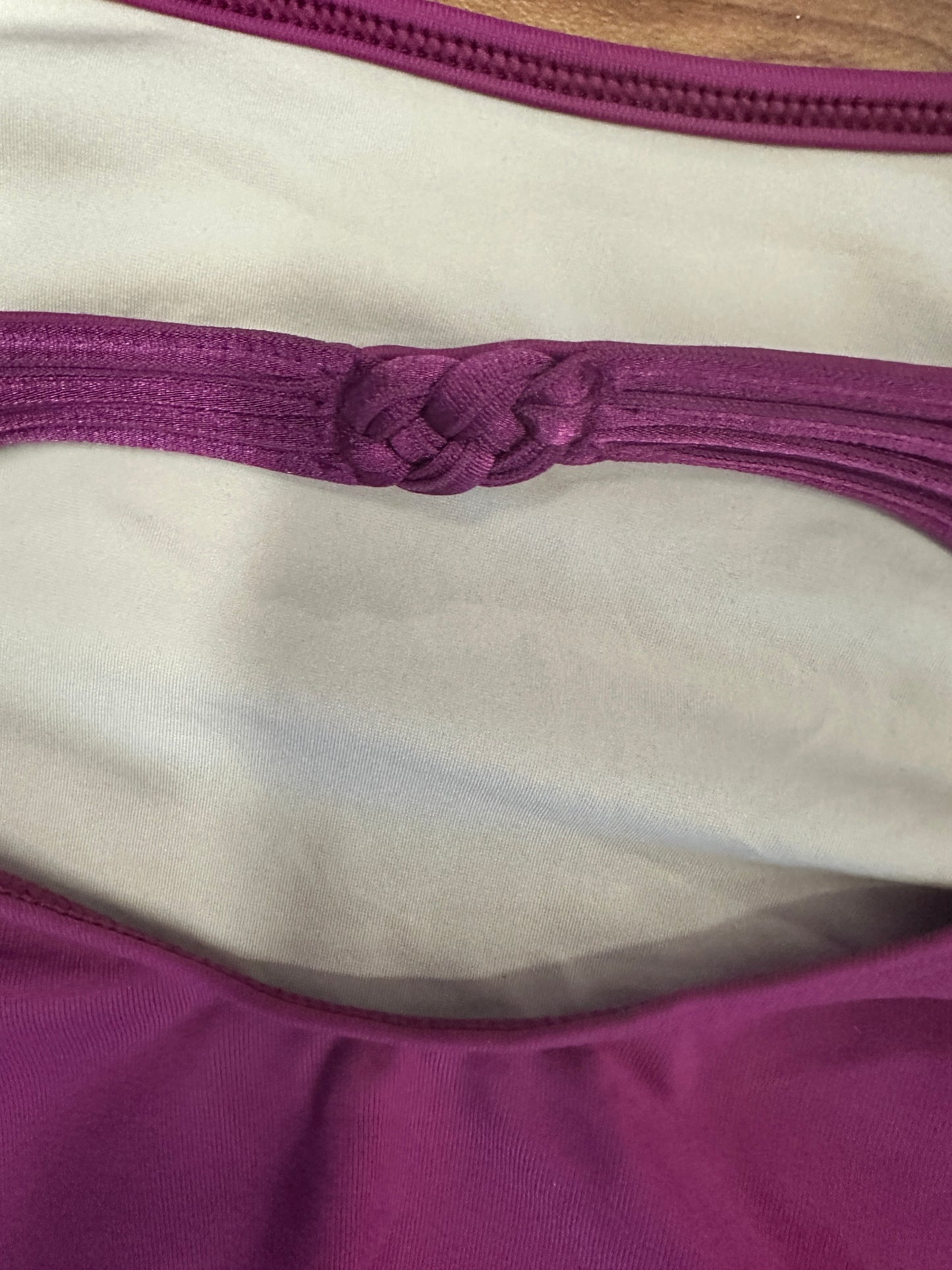 NEW Leotard Mirella Large Child Plum Lycra Keyhole back Ballet Tap Jazz