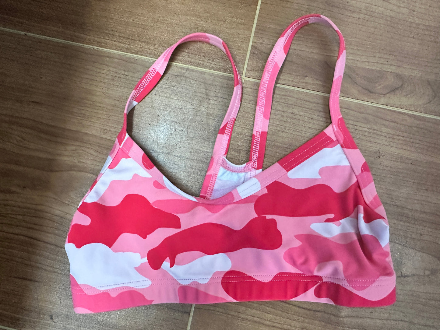 New Closeout Top Capezio IM113 Pink Camo Adult Sizes Jazz Modern