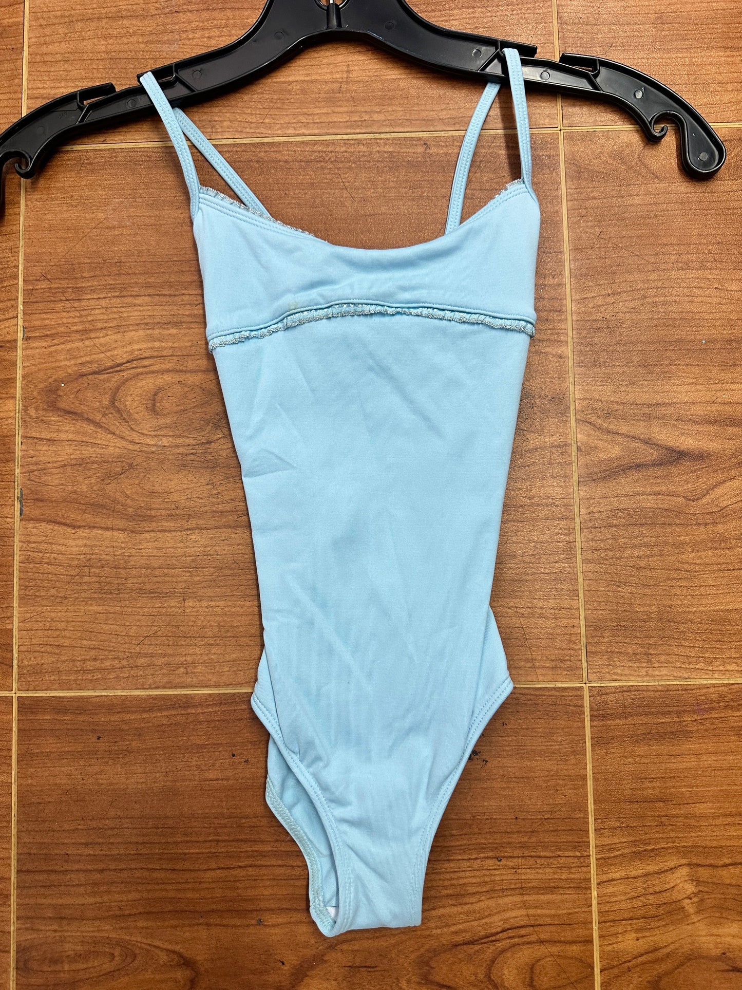 New Leotard Leo's Dancewear LD151CK Lt Blue Intermediate Child Ballet Tap Jazz