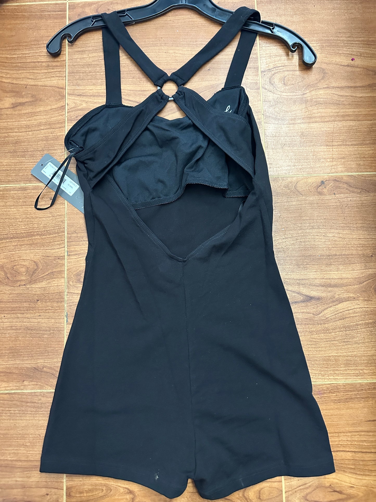 New Leotard Biketard Leo's Dancewear LD125LC Tank Black Large Adult Sizes Ballet Modern (Copy)