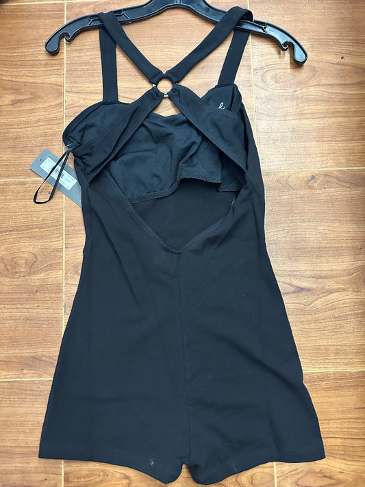 New Leotard Biketard Leo's Dancewear LD125LC Tank Black Large Adult Sizes Ballet Modern (Copy)