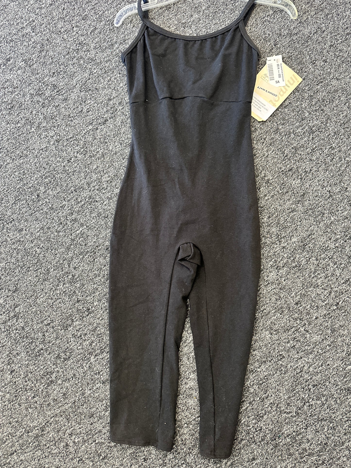 New Capri Unitard by Major Mottion 6614 Black Small Adult Ballet Tap Jazz