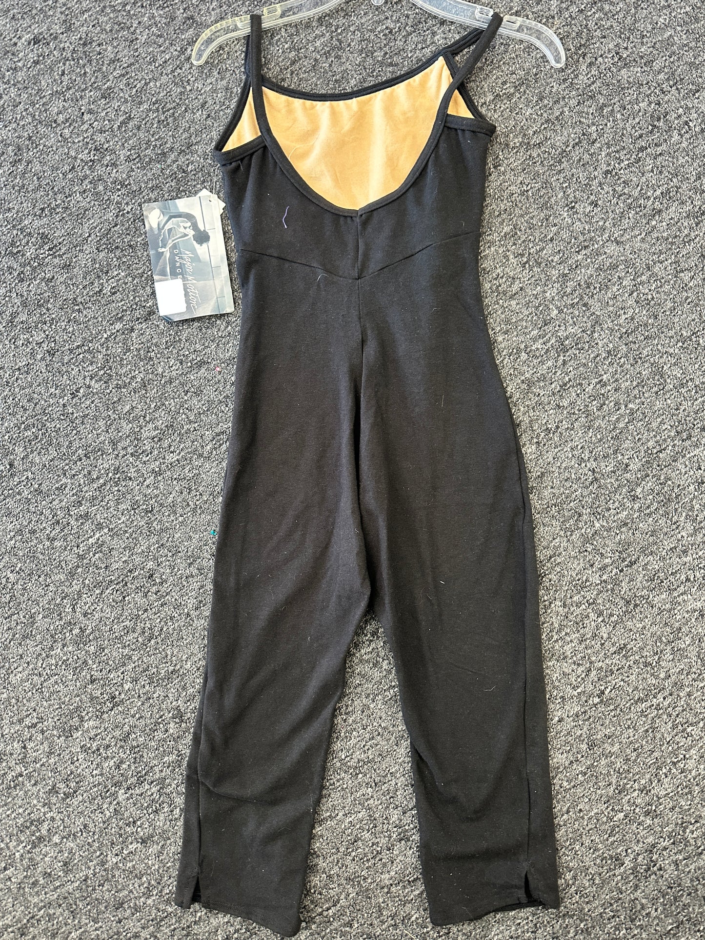 New Capri Unitard by Major Mottion 6614 Black Small Adult Ballet Tap Jazz