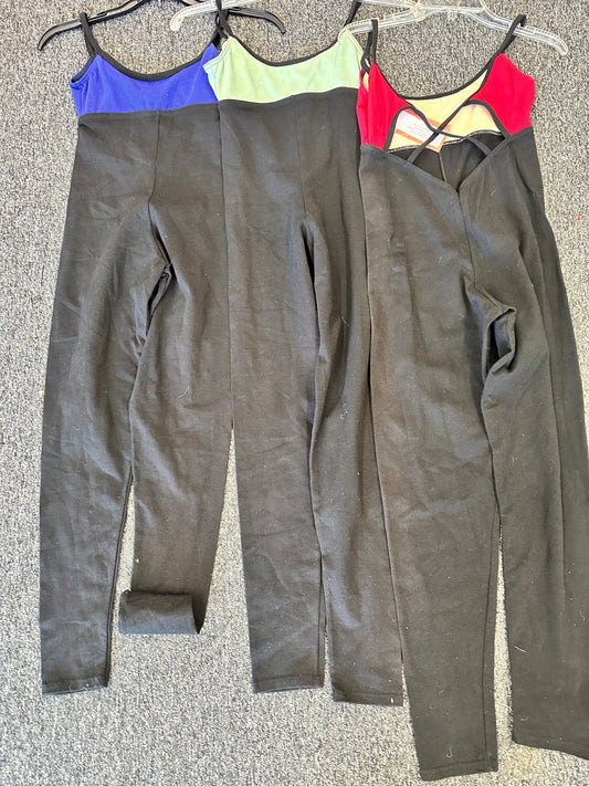 New Unitard by Capezio 9091 Color Block Adult Sizes Ballet Tap Jazz
