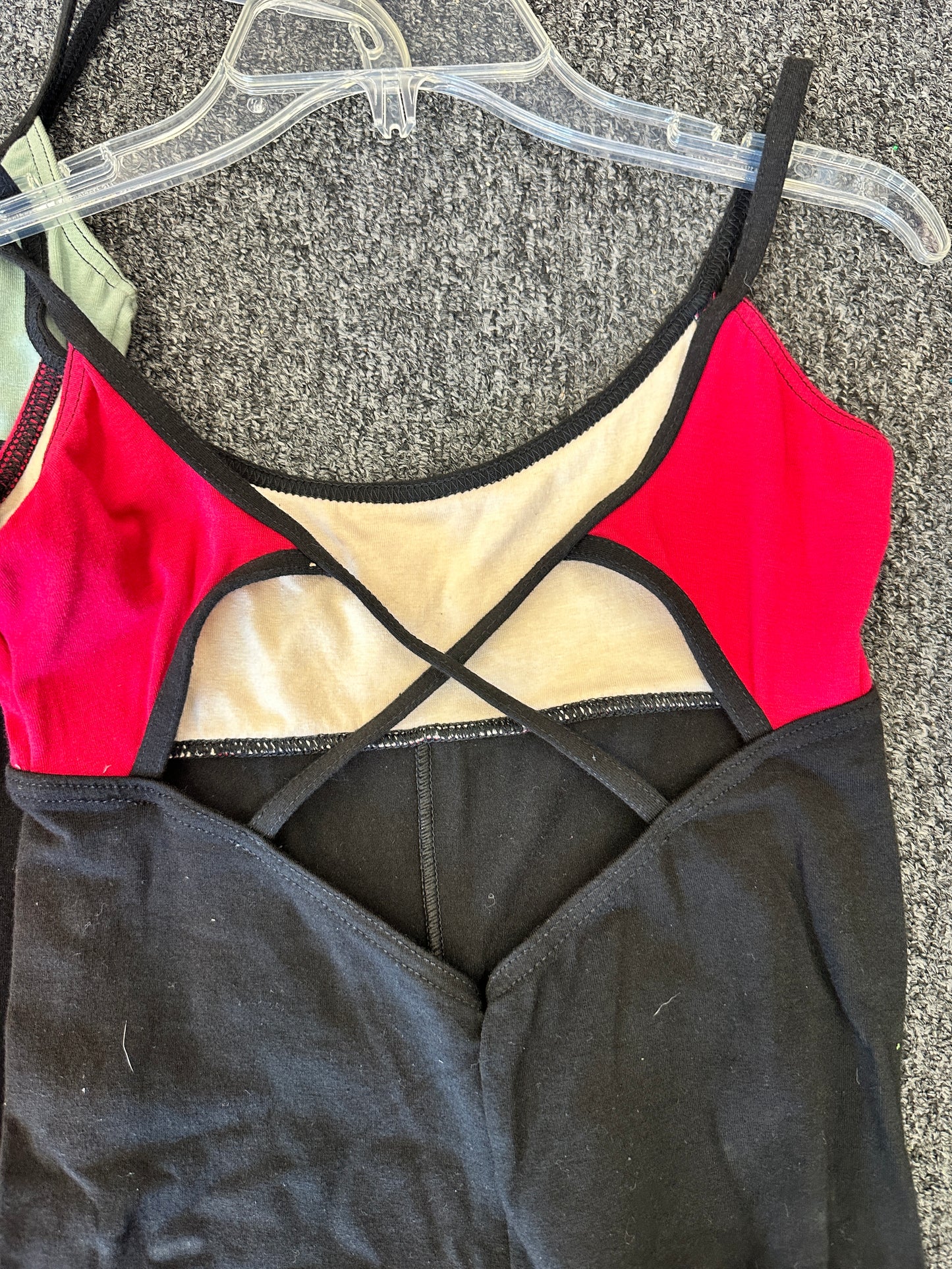 New Unitard by Capezio 9091 Color Block Adult Sizes Ballet Tap Jazz