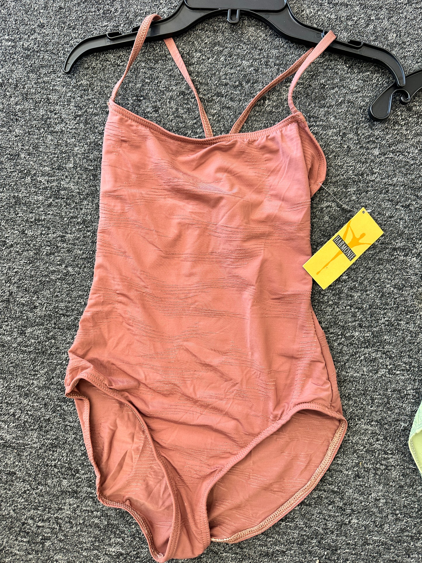 New Leotard Harmonie HW301 Adult Small/Medium Cami Crossing Ribbed Lycra Ballet Jazz Pointe (Copy)