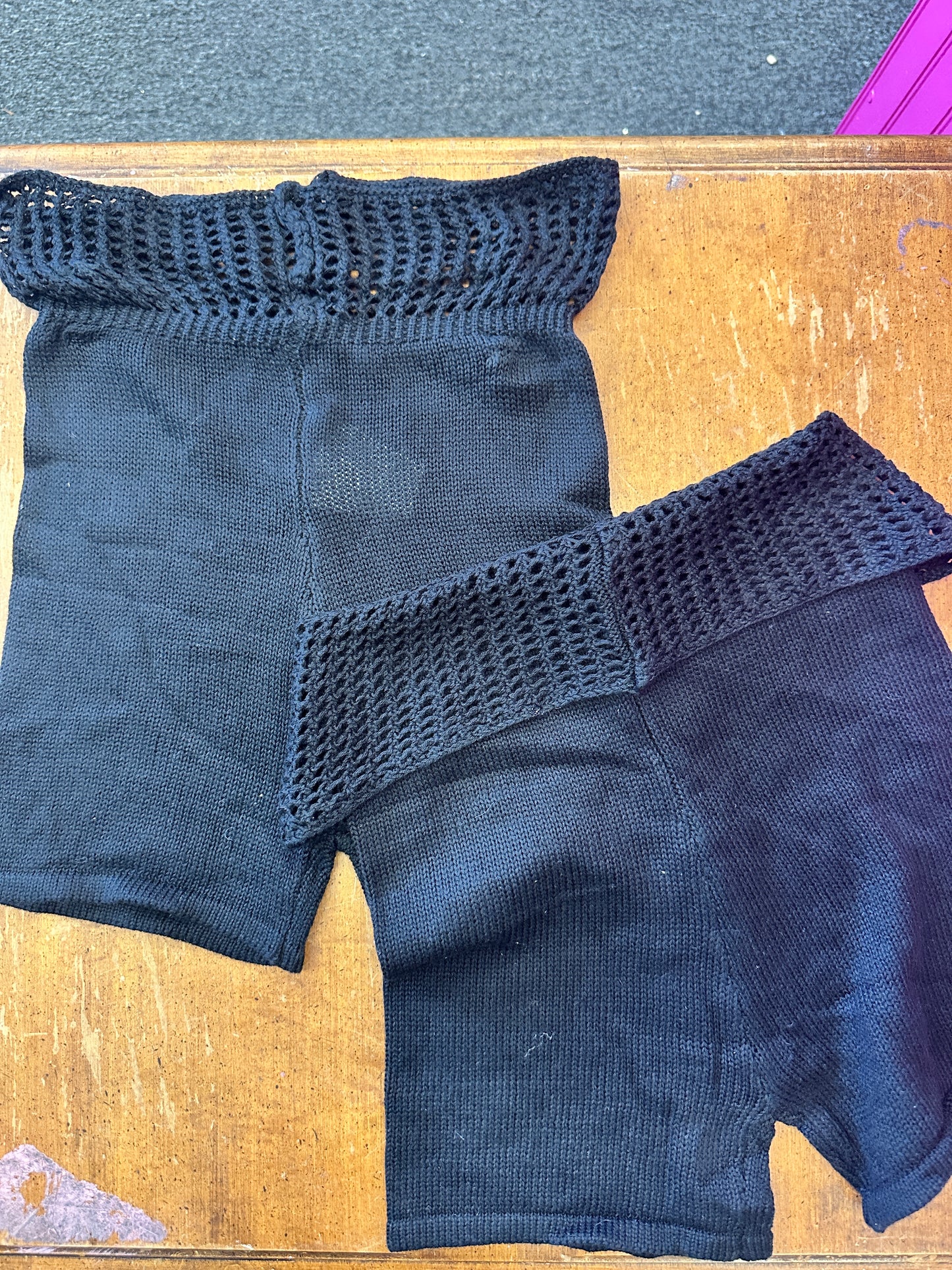 New Knit Shorts Capezio CK1003W Black Adult Sizes Ballet Fold Over Pointe