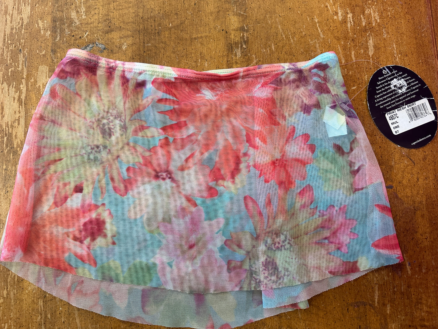 New Skirt Capezio 4657C Floral Child One Size Ballet Tap Jazz