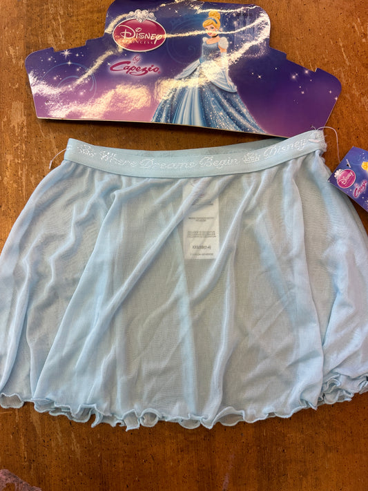New Tutu Skirt Capezio DPR316C Lt Blue Cinderella Disney Ballet Tap