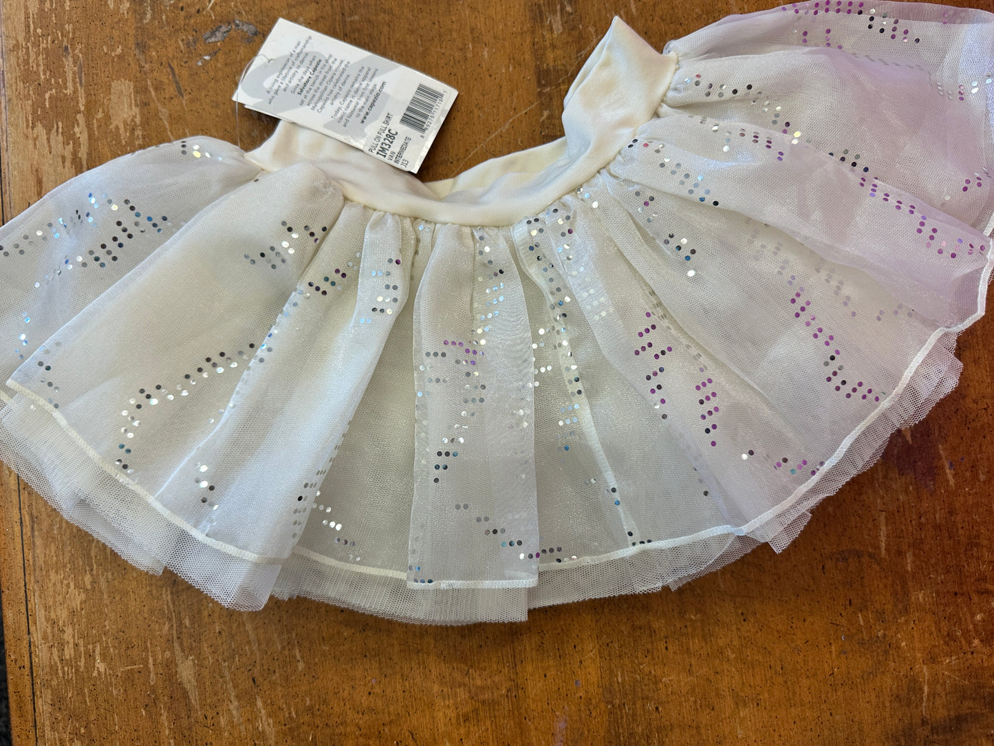 New Tutu Skirt Capezio IM328C Ivory Toddler and 6x-7 Girls Ballet Tap