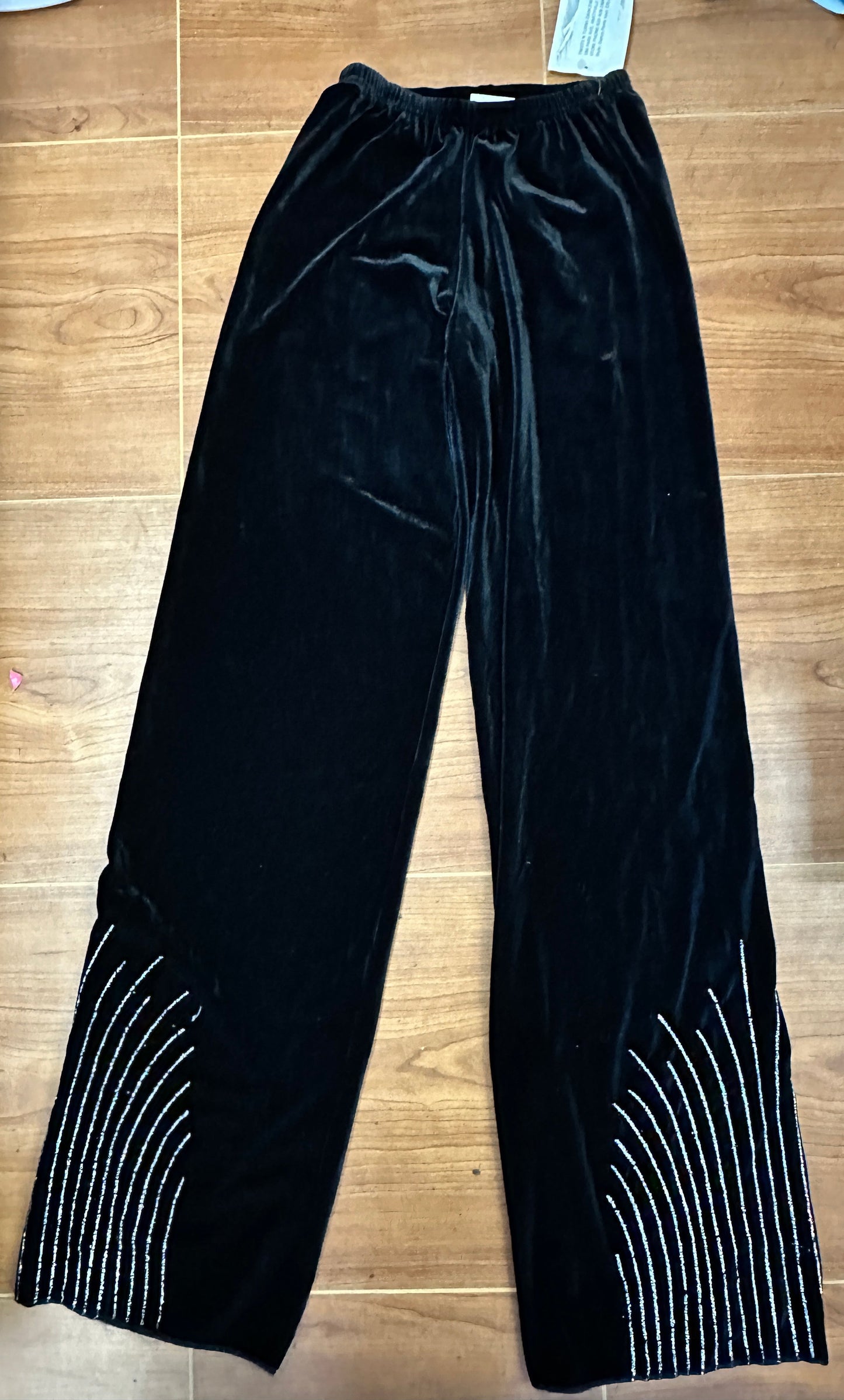 New Pants Body Wrappers 7401 Black Silver Small Adult Jazz Tap Ballet