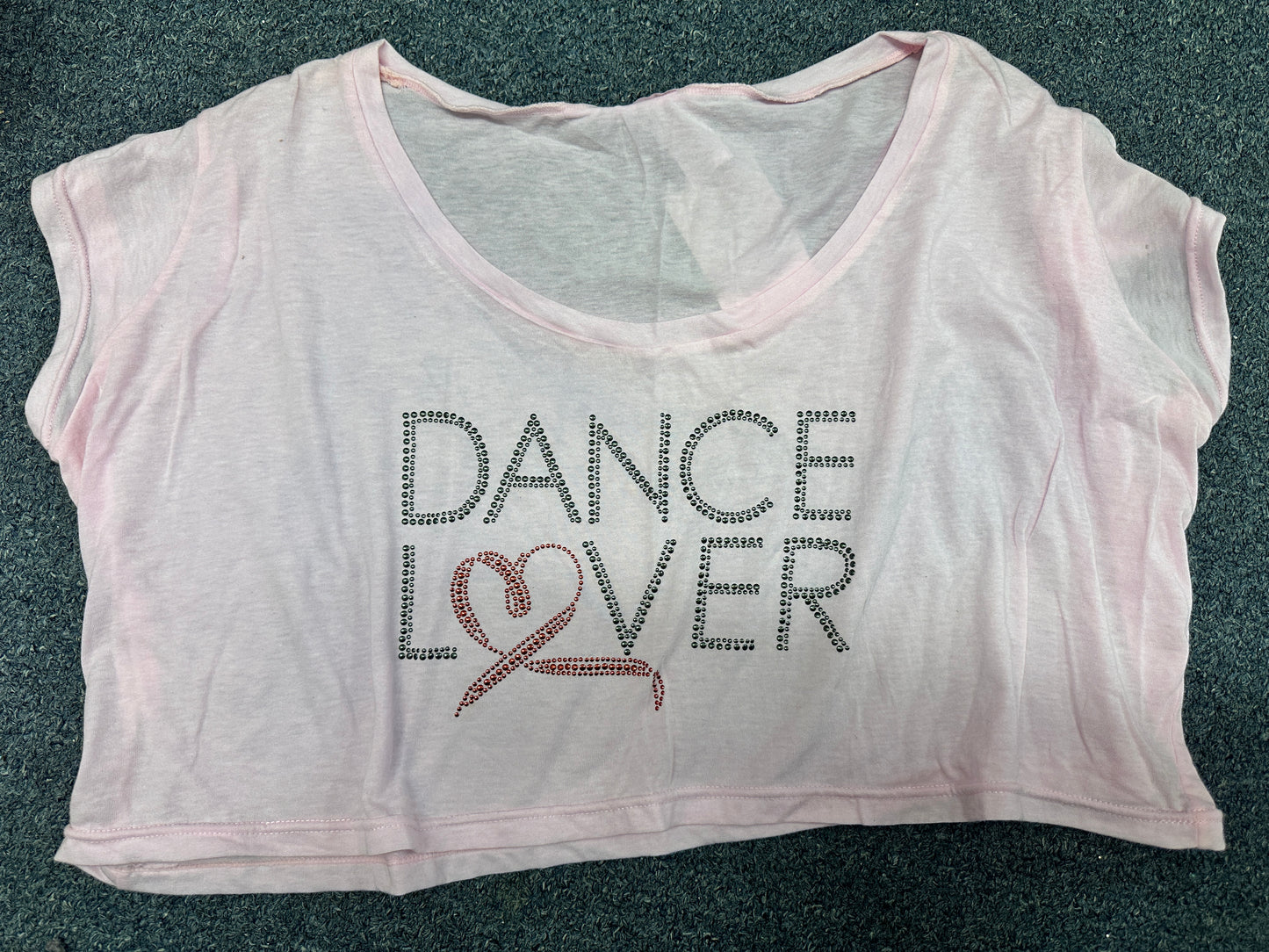 New T-Shirt Heart & Soul DA341 Dance Lover Adult Baggie Pinik Ballet Jazz Modern